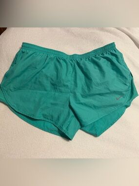Nike Women's Teal Athletic Dri-Fit Running Shorts
